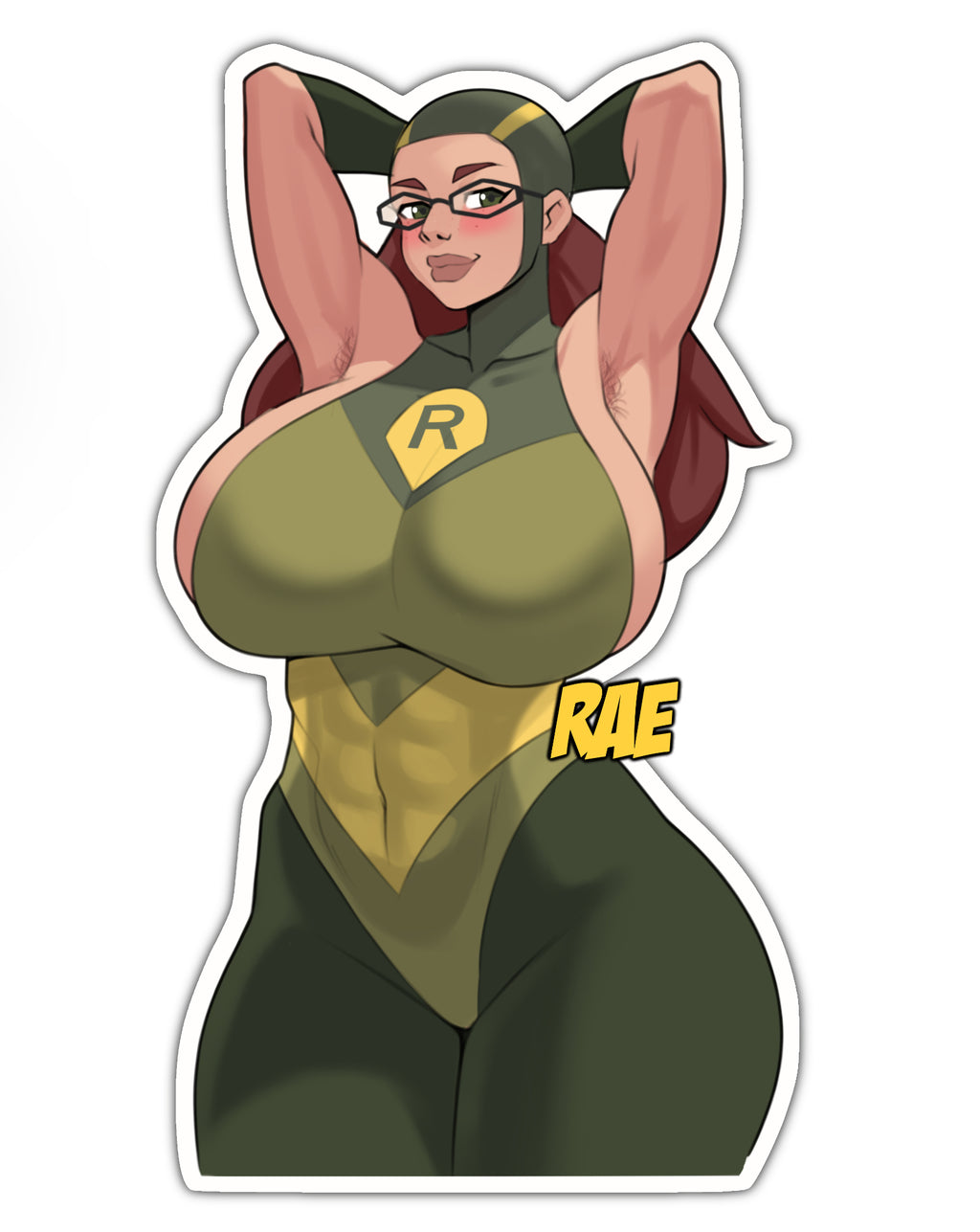 Shrinking Rae Sticker